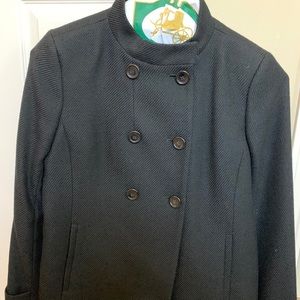 Ann Taylor 100% wool collarless jacket